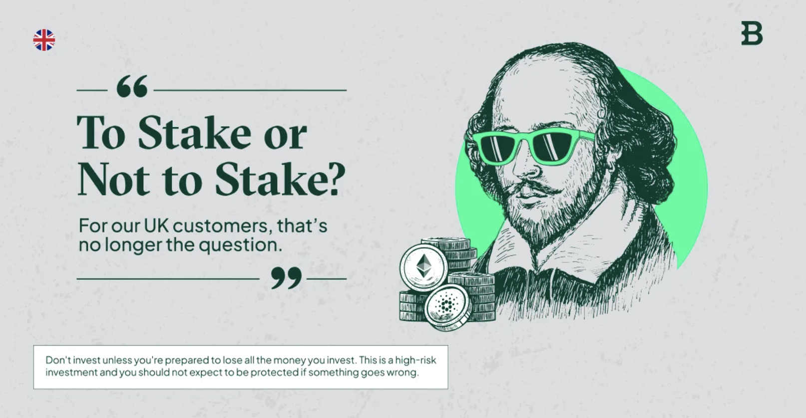 To Stake or Not to Stake campaign artwork